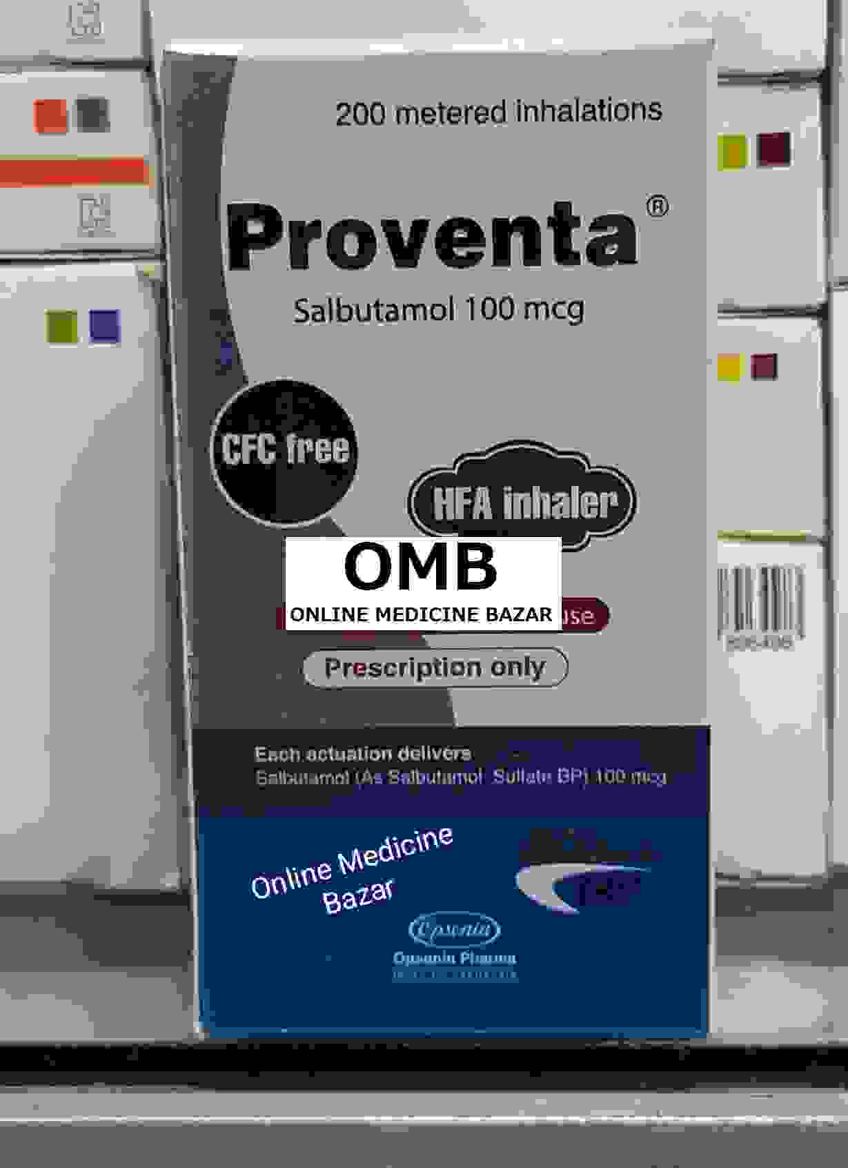 Inhaler Proventa HFA 100mcg/puff (200 metered)